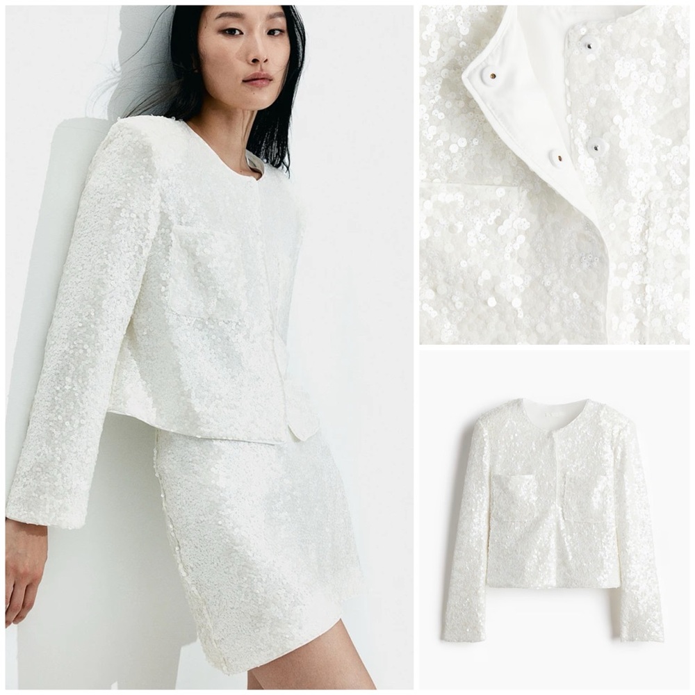 H&M ~ Sequined Blazer